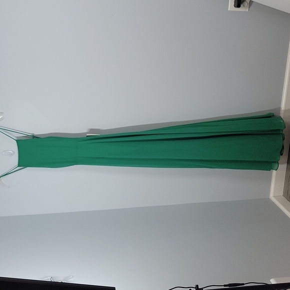 NEW Lulu's Mythical Kind Of Love Bright Green Maxi Dress Strappy Open Back XS - Picture 1 of 14